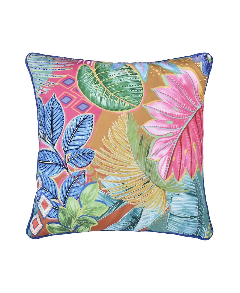 J by J Queen Hanalei Quilted Decorative Pillow, 18" x 18"