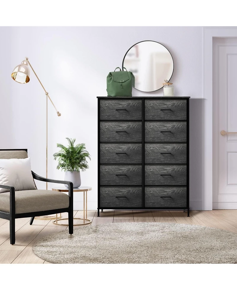 Sorbus 10 Drawers Storage Dresser