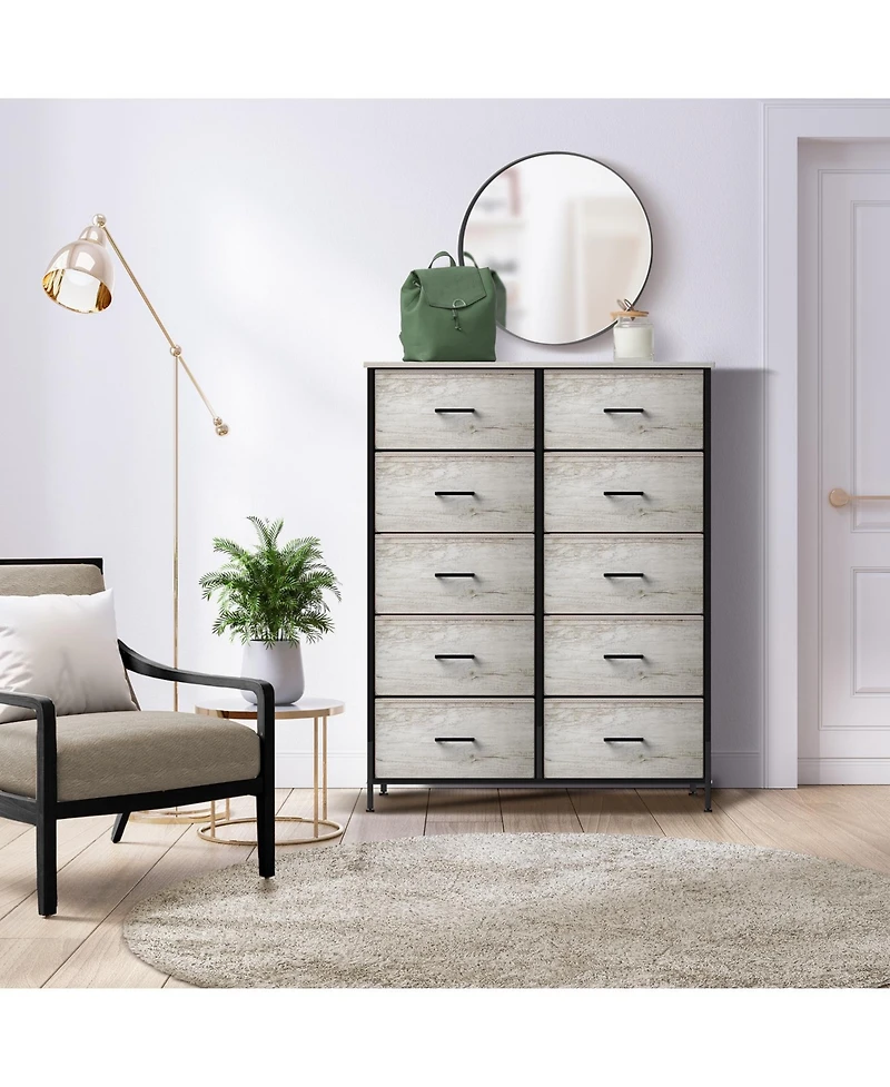 Sorbus 10 Drawers Storage Dresser