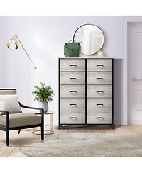 Sorbus 10 Drawers Storage Dresser