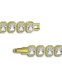 Macy's Cubic Zirconia 6mm X 4mm Baguette Stones Bracelet