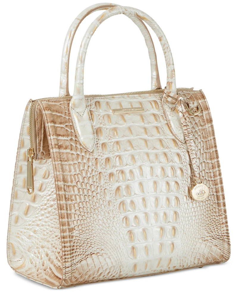 Brahmin Caroline Melbourne Medium Leather Satchel Bag