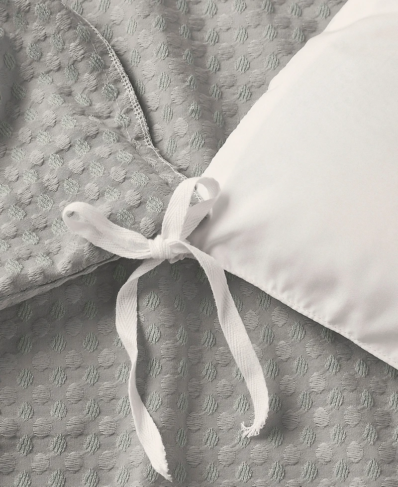 510 Design Mina Waffle Textured 3-Pc. Duvet Cover Set, Full/Queen
