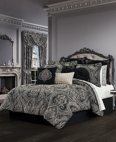 Five Queens Court Davinci 4 Pc Comforter Set, Queen
