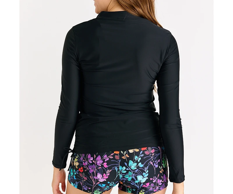 Calypsa Women's Half-Zip Nora Swim Top