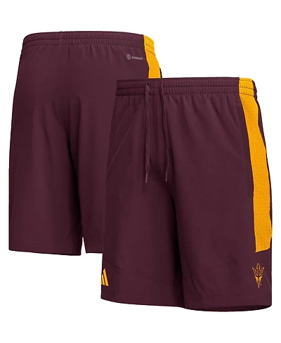 Men's adidas Maroon Arizona State Sun Devils Aeroready Shorts