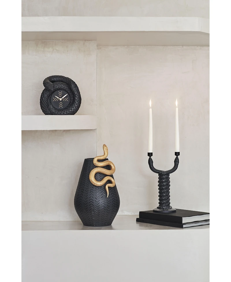 Lladro Snakes Clock
