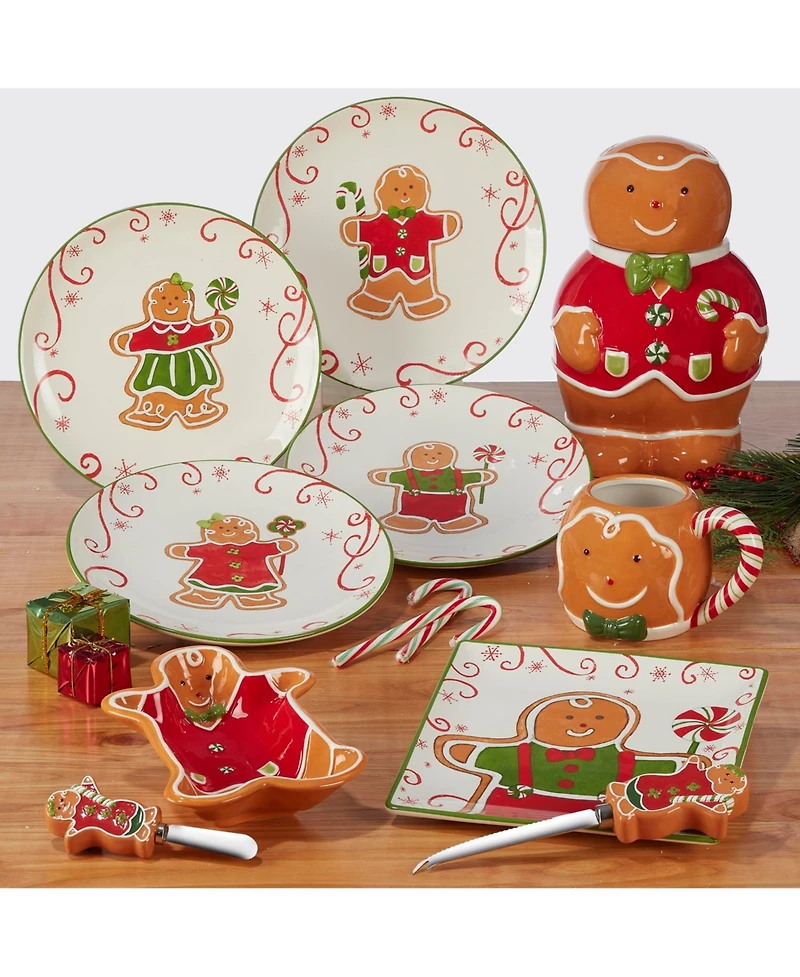 Holiday Magic Gingerbread 3D Cookie Jar