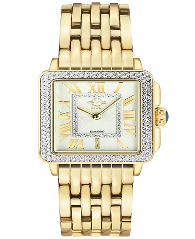 GV2 by Gevril Women's Padova Gold-Tone Stainless Steel Watch 30mm