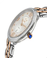 GV2 by Gevril Women's Verona Two-Tone Stainless Steel Watch 37mm