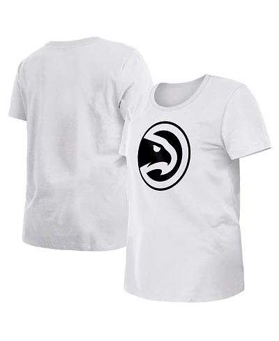 Women's New Era White Atlanta Hawks 2023/24 City Edition T-shirt