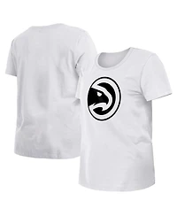 Women's New Era White Atlanta Hawks 2023/24 City Edition T-shirt