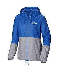 Women's Columbia Royal Texas Rangers 2023 World Series Champions Flash Forward Full-Zip Windbreaker Jacket