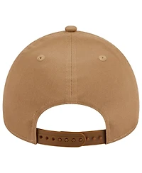 Men's New Era Khaki New York Mets A-Frame 9FORTY Adjustable Hat