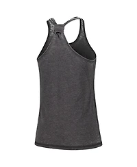 Women's League Collegiate Wear Black Michigan State Spartans Stacked Name Racerback Tank Top