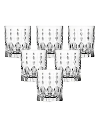 Lorren Home Trends Marilyn Set of 6 Double Old Fashion (Dof)