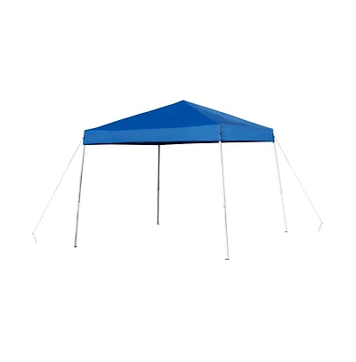 Tamar 10'X10' Weather Resistant, Uv Coated Pop Up Canopy Tent With Reinforced Corners, Height Adjustable Frame And Carry Bag