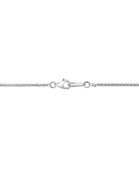 Effy Blue Topaz (5-7/8 ct. t.w.) & Diamond (1/10 ct. t.w.) Halo 18" Pendant Necklace in Sterling Silver & 18k Gold-Plate