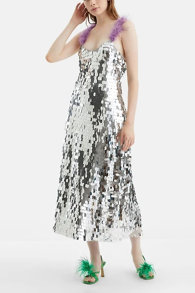 Nocturne Women's Sequined Long Dress