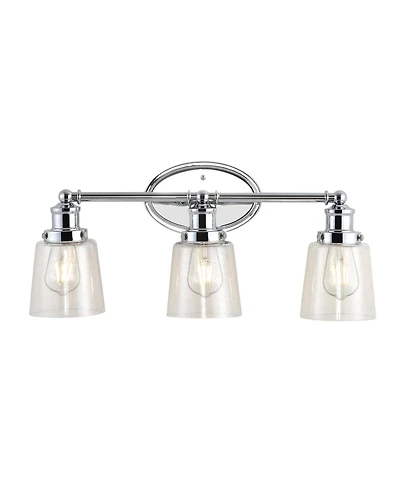 Beverly Iron/Seeded Glass Classic Cottage Led Vanity Light