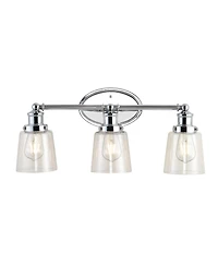 Beverly Iron/Seeded Glass Classic Cottage Led Vanity Light