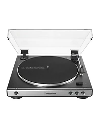 AudioTechnica At-LP60X-bn Fully Automatic Belt-Drive Stereo Turntable
