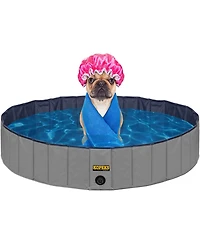 Kopeks Grey Outdoor Round Pet Pool Medium