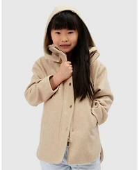 Girls When I Grow Up Detachable Hooded Coat - Child