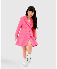 Good Manners Wool Blend Fitted Coat