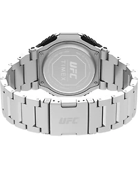 Timex Ufc Men's Colossus Analog-Digital Silver-Tone Stainless Steel Watch, 45mm