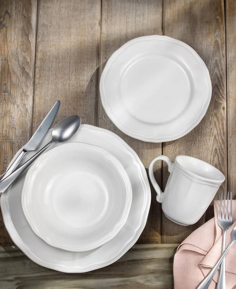 Euro Ceramica Siena 16 Pc. Dinnerware Set, Service for 4