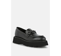 Cheviot Womens Chunky Leather Loafers