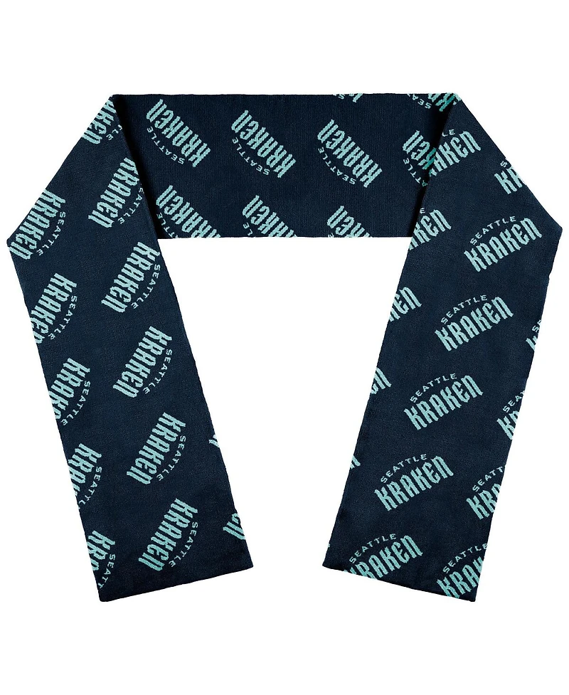 Women's Wear by Erin Andrews Seattle Kraken Team Wordmark Scarf