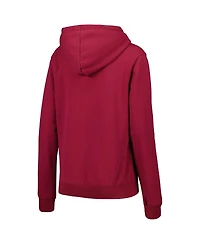 Women's Colosseum Garnet Florida State Seminoles Arch & Logo Pullover Hoodie