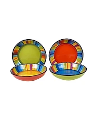 Certified International Sierra 4-Pc. Soup/Pasta Bowls asst.
