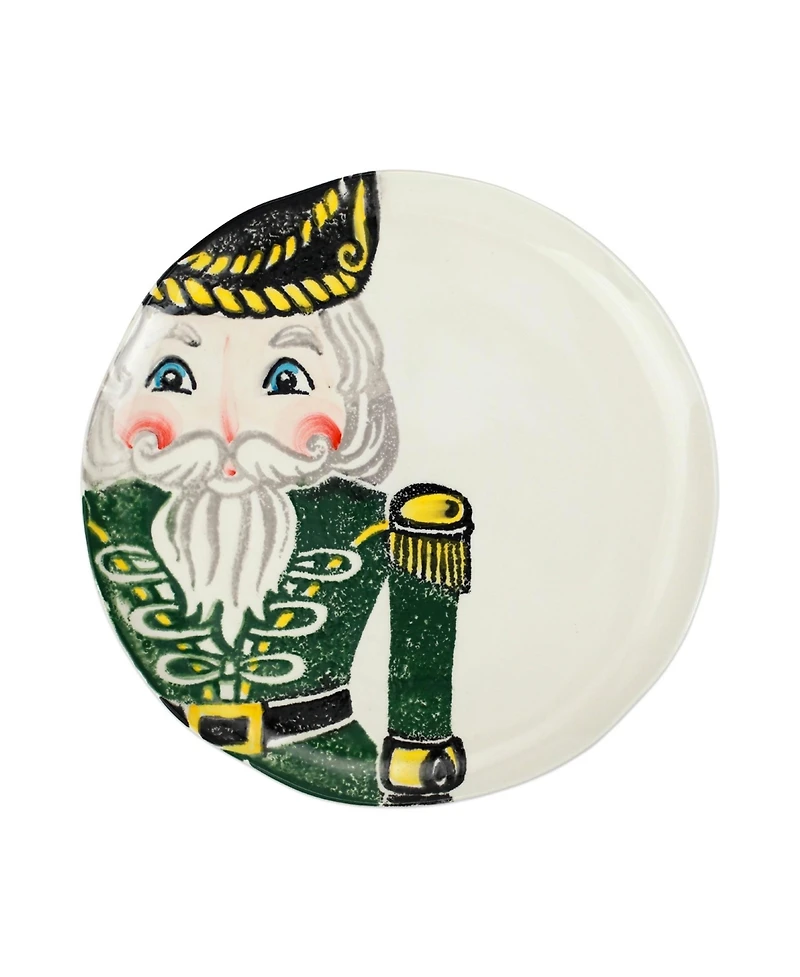 Vietri Nutcrackers Dinnerware Dinner Plates, Set of 4