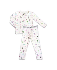 Bellabu Bear Toddler |Child Girls Mermaid Set of 2 Piece Pajamas