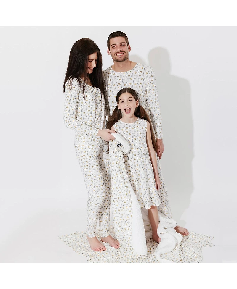 Bellabu Bear Toddler| Child Girls White Milk & Cookies Dress
