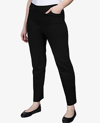 Alfred Dunner Petite Classics Tummy-Control Pull-On Straight-Leg Pants, & Short