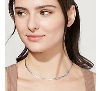 Ana Luisa Herringbone Chain Necklace - Ina Silver