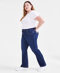 Style & Co Plus Mid-Rise Curvy Bootcut Jeans, Exclusively at Macy's