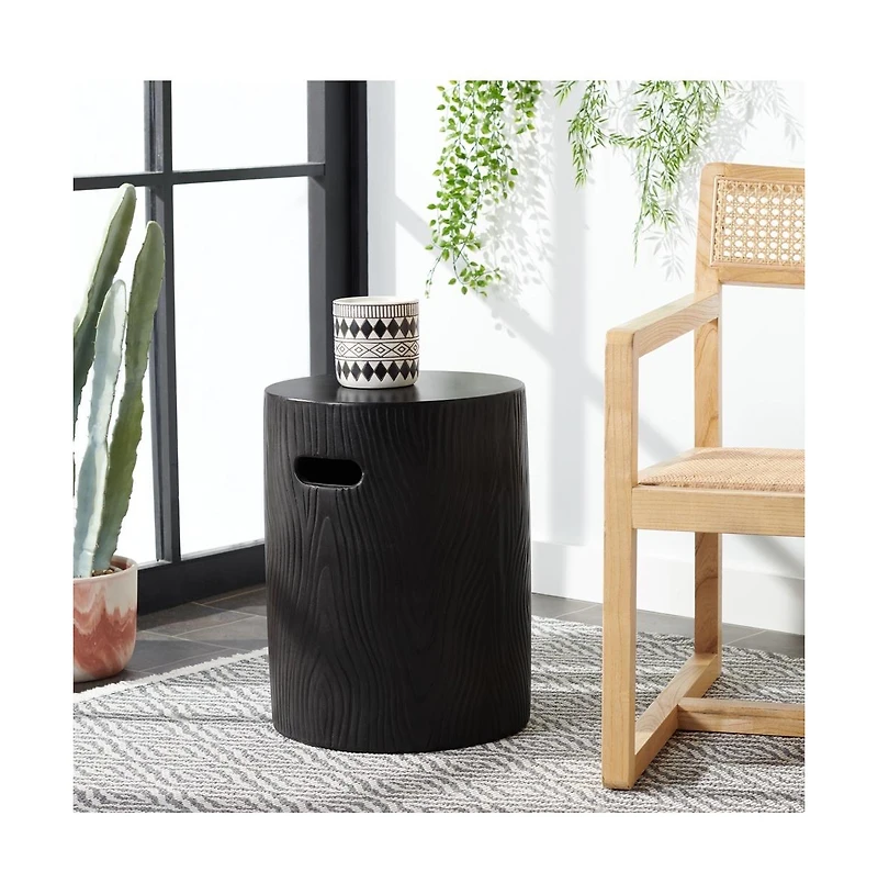 Trunk Concrete Accent Stool