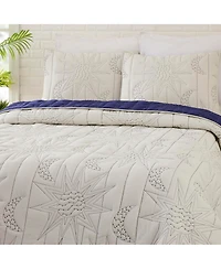 Justina Blakeney Sun Moon Cotton 3-Pc Quilt Set, Full/Queen