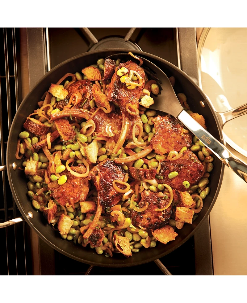 All-Clad Hard Anodized 12" Chefs Pan with Lid