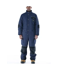 RefrigiWear Big & Tall 54 Gold Coveralls Insulated Work Overalls, Cold Weather Protection for Full-Body Warmth