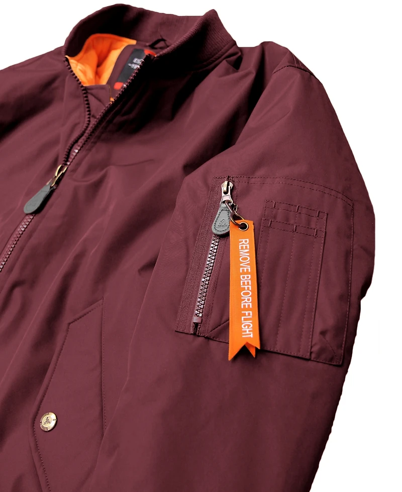 Spire By Galaxy Men's Heavyweight Ma-1 Bomber Flight Jacket, Pack of 2