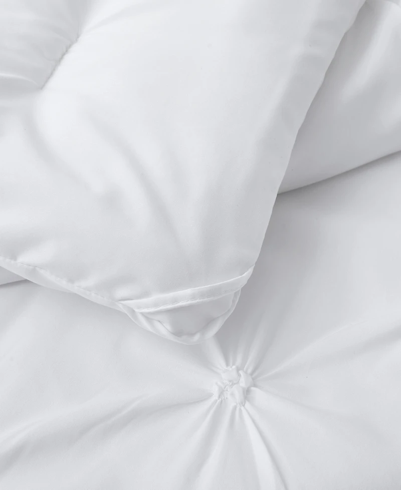 Unikome 3 Piece Pinch Pleated Down Alternative Comforter Set, Twin