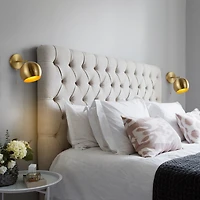 Jonathan Y Tierra Modern Midcentury Iron Led Sconce with Pull Chain Switch (Set of 2)
