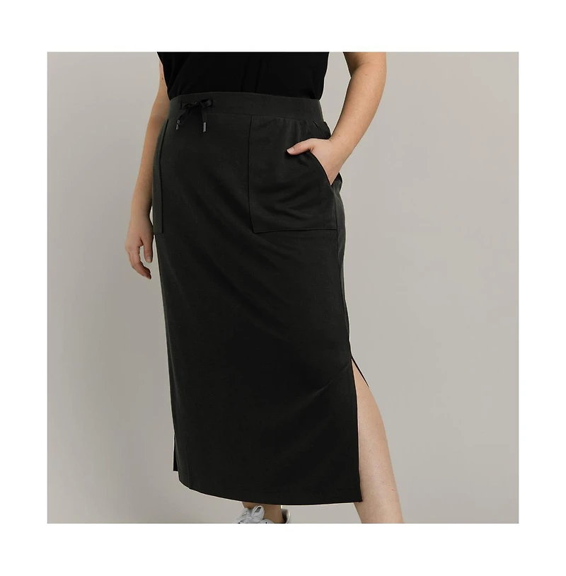 Cozy Earth Women's Modern Modal Midi Skirt
