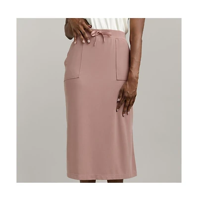 Cozy Earth Women's Modern Modal Midi Skirt